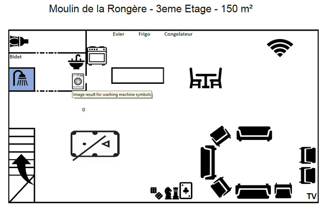 MOULIN DE LA RONGÈRE, JUSQU'À 14 PERSONNES 44 - La Roche-Neuville