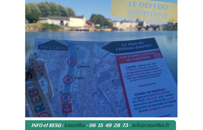 CANOTIKA CANOE-KAYAK : LE DÉFI DU CAPITAINE 1 - Château-Gontier-sur-Mayenne